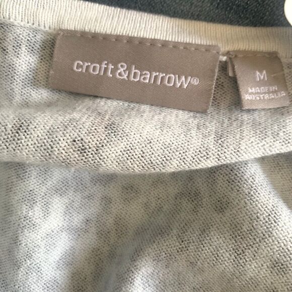 Croft & Barrow Cheetah Print Sweater. Size Medium. - Picture 6 of 8